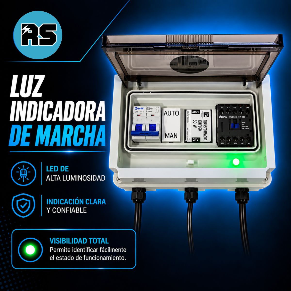 Tablero Bomba Agua Monofásica Plug & Play hasta 1.5HP - Imagen 3