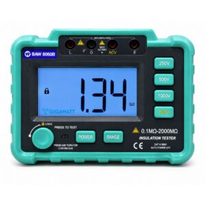 Megohmetro Digital BAW 250V / 500V / 1000V 2GΩ