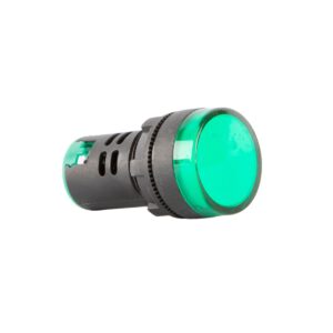 Indicador Luminoso / Piloto con LED 22mm VERDE 230/110Vca