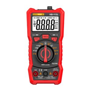 Multimetro Digital Autorrango c/Capacidad Inductancia HB-113L - Image 2