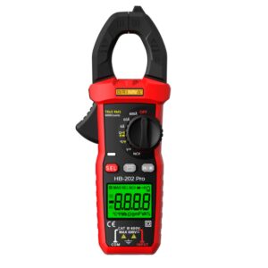 Pinza Amperometrica Digital TRUE RMS Capacidad Temperatura NCV