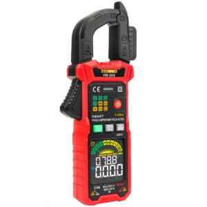 Pinza Multifunción Digital CA/CC Capacidad Frecuencia Ciclo Trabajo Temperatura