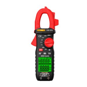 Pinza Amperometrica Digital AC/CC TRUE RMS Capacidad Frecuencia NCV