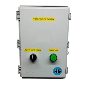 Tablero 1 Bomba Monofásica Bomba + Riego 1 Zona (IHD) y Prioridad tanque o riego
