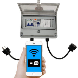 Tablero WIFI Piscina Riego Termica + Diferencial Plug & Play