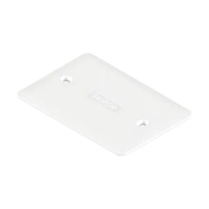 Tapa Ciega p/Caja Rectangular 10x5 Blanca