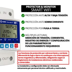 Protector Tension Smart Wifi Monofasico - Image 2