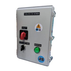 Tablero Bomba Agua Cisterna Tanque Automático Selectora Fase
