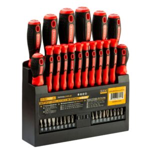 Kit Destornilladores Brinna Completo Puntas Magneticas 36 Piezas