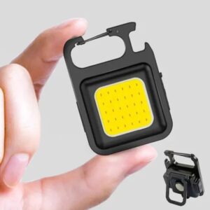 Linterna Llavero LED COB 6W USB – Imán, Destapador y 3 Modos