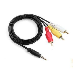 Cable Rca A Mini Plug 3.5 Tv Audio Video Dvd 1.5 Metros