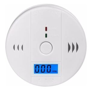 Detector Monóxido De Carbono Alarma Autónomo Digital A Pilas