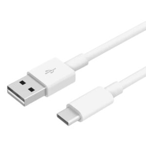 Cable USB Tipo "C" 6A Blanco Carga de Celulares y otros Dispositivos - Image 2