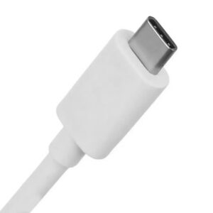Cable USB Tipo "C" 6A Blanco Carga de Celulares y otros Dispositivos - Image 3