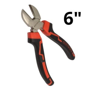 Pinza Alicate 6" Profesional Niquelado Crv Brinna - Image 3