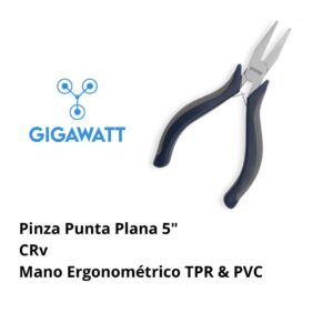 Pinza Punta Plana Chata 125mm Electronica Bremen 6573 - Image 2