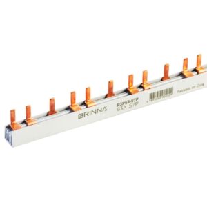 Puente Peine Tripolar Termica 57 Polos 63A 1m Blanco