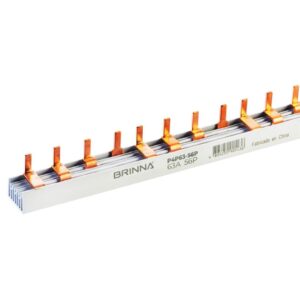 Puente Peine Tetrapolar Termica 56 Polos 63A 1m Blanco