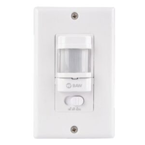 Detector Sensor Movimiento Infrarrojo Pared Caja 10x5 Baw Blanco