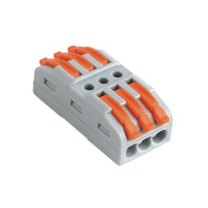 Conector Empalme Rapido Palanca 32a 400v 2x 3 Polos 2.5mm2 Doble