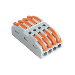 Conector Empalme Rapido Palanca 32a 400v 2x 4 Polos 2.5mm2 Doble