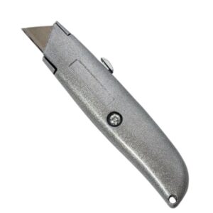 Cutter de Seguridad Metálico con Hoja Retráctil