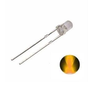 LED Amarillo Alta Luminosidad 3 mm – Uso Electrónico