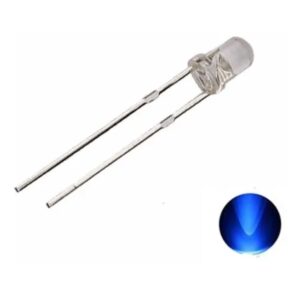 LED Azul Alta Luminosidad 3 mm – Uso Electrónico