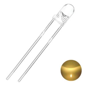 LED Blanco Cálido Alta Luminosidad 3 mm – Uso Electrónico