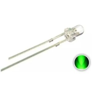 LED Verde Alta Luminosidad 3 mm – Uso Electrónico