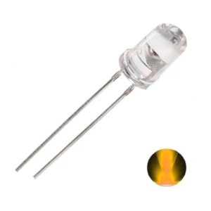 LED Amarillo Alta Luminosidad 5 mm – Uso Electrónico