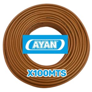 Cable Unipolar 2.5mm Marron x 100mts - Ayan Cables